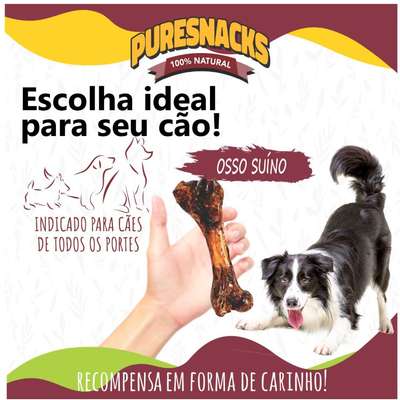 Snacks Mastigáveis PureSnacks Osso Suíno