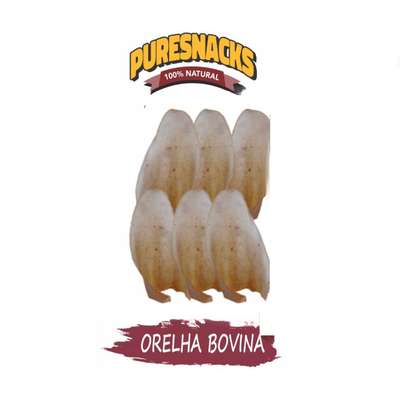 Snack Mastigáveis PureSnacks Orelha Bovina