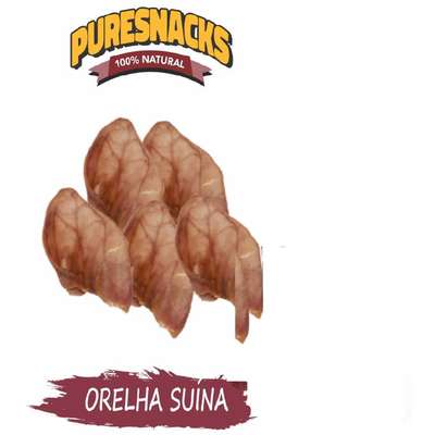 Snack Mastigáveis PureSnacks Orelha Suína