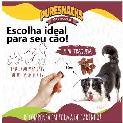 Snack Mastigáveis PureSnacks Mini Traqueia