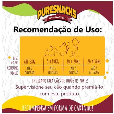 Snack Mastigáveis PureSnacks Costela Bovina