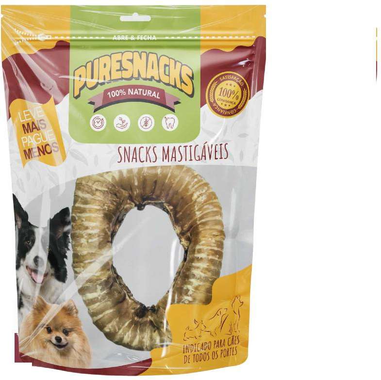 Snack Mastigáveis PureSnacks Big Traqueia Bovina - 1 Unidade