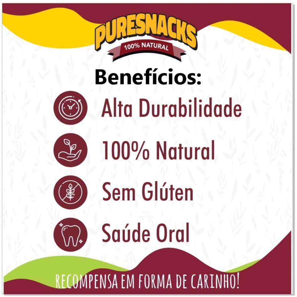 Snack Mastigáveis PureSnacks Costela Bovina - 1 Unidade