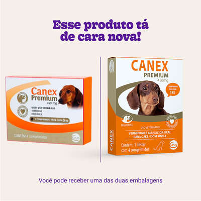 Vermífugo Ceva Canex Premium 450 mg para Cães