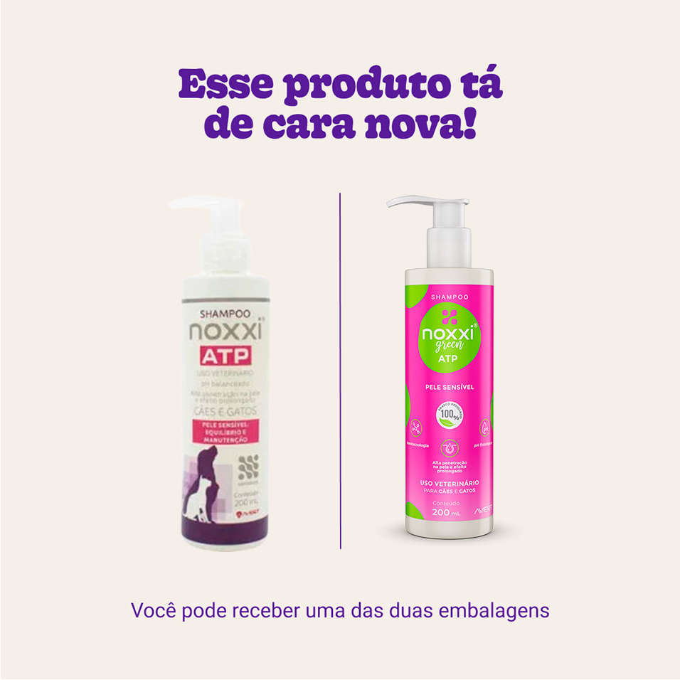 Shampoo Noxxi ATP Avert para Cães e Gatos - 200 mL