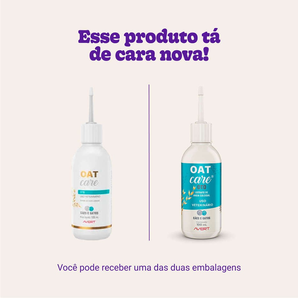 Solução Otológica Avert Oat Care para Cães e Gatos - 100 mL