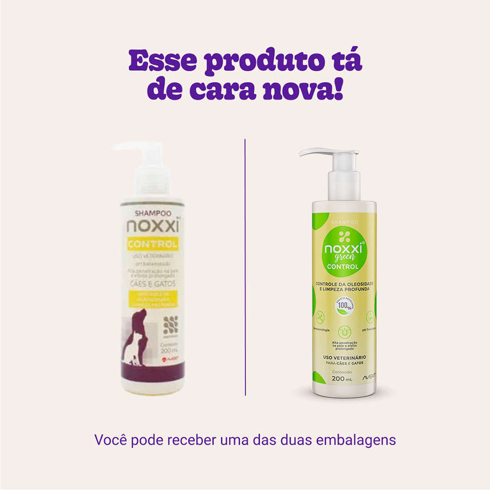 Shampoo Noxxi Control Avert para Cães e Gatos - 200 mL