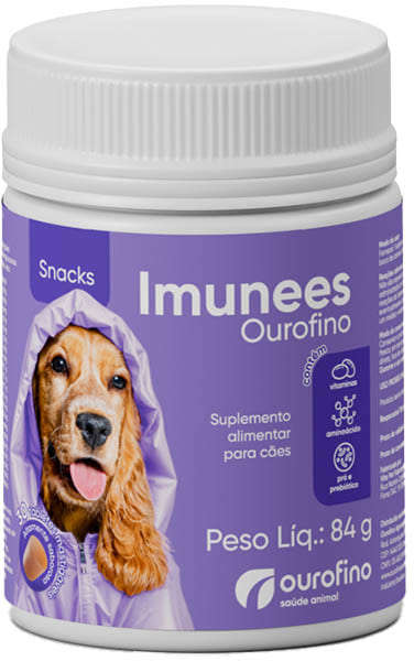 Suplemento Alimentar Ourofino Imuness Snacks para Cães - 84 g