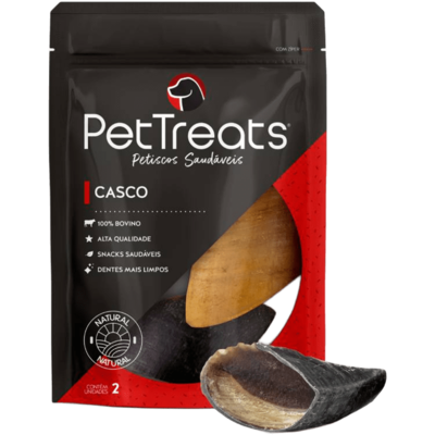 Petisco PetTreats para Cães Casco Bovino