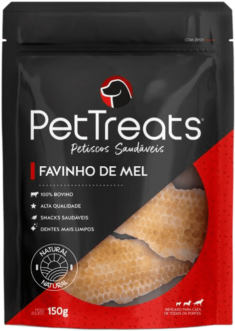 Petisco PetTreats para Cães Favinho de Mel - 150 g