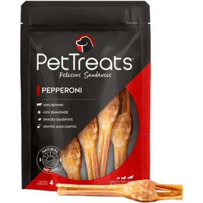 Petisco PetTreats para Cães Sabor Pepperoni