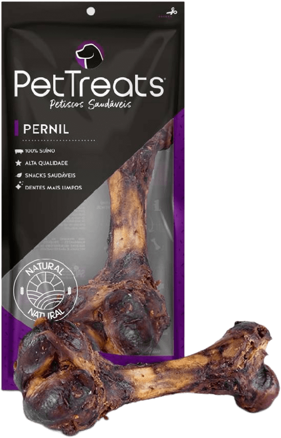 Petisco PetTreats para Cães Pernil - 1 Unidade