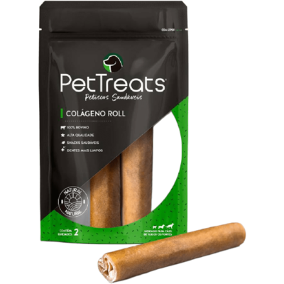 Petisco PetTreats para Cães Colágeno Roll