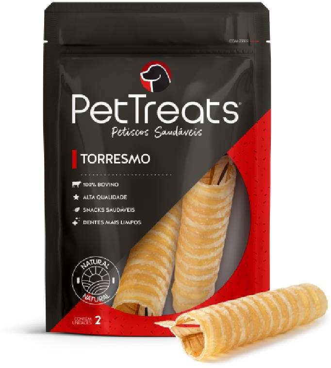 Petisco PetTreats para Cães Torresmo - 2 Unidades