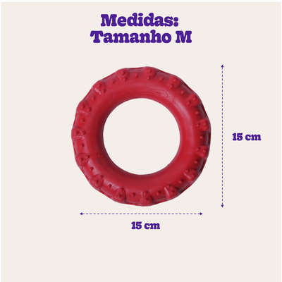 Brinquedo Duratoys Offroad Pneu Mordedor vermelho