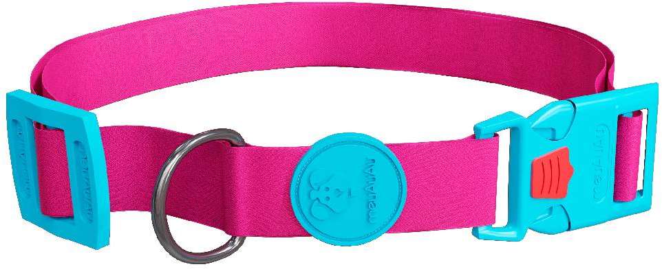 Coleira meuAuAu New Pink - Tam. M