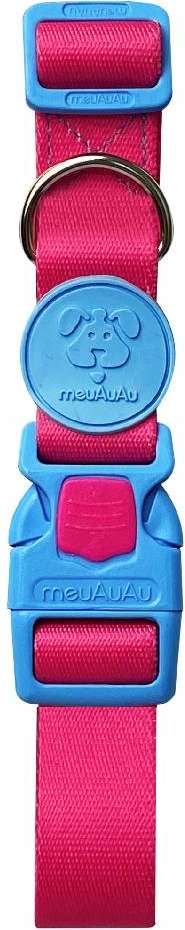 Coleira meuAuAu New Pink - Tam. M