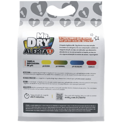 Tapete Higiênico Mr Dry Alerta