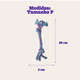 Brinquedo Mordedor Corda Dental Bone Azul e Rosa para Cães