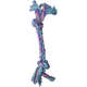 Brinquedo Mordedor Corda Dental Bone Azul e Rosa para Cães