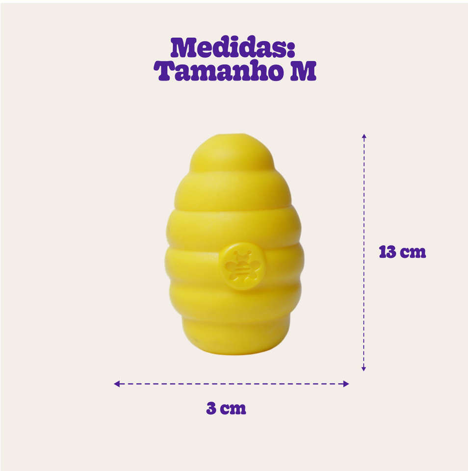 Brinquedo Colmeia Recheável para Cães - Tam. M