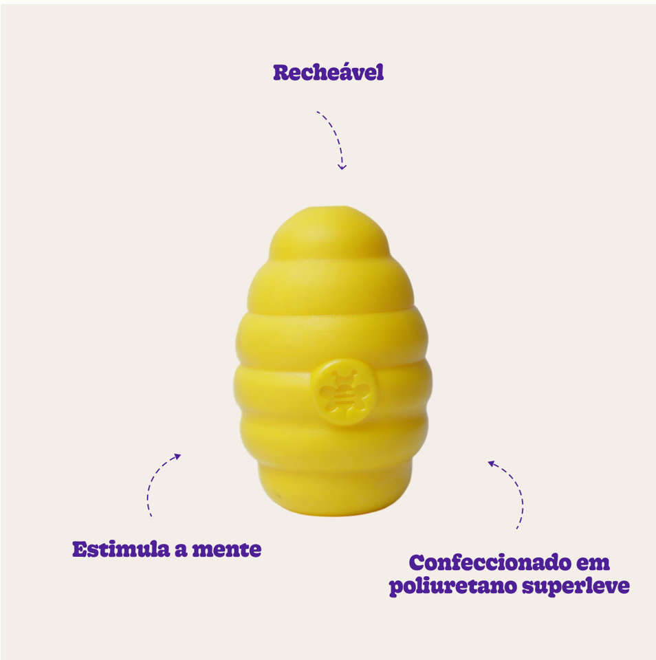 Brinquedo Colmeia Recheável para Cães - Tam. M