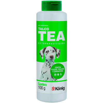 Talco Ectoparasiticida König TEA para Cães