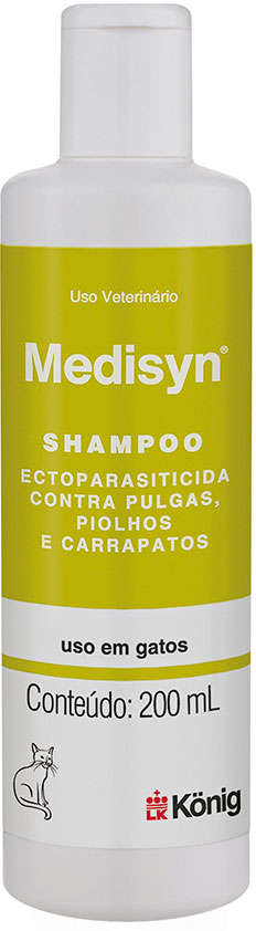 Shampoo Ectoparasiticida König Medisyn - 200 mL