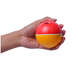 Brinquedo Amicus Crazy Ball Vermelho e Amarelo para Cães e Gatos