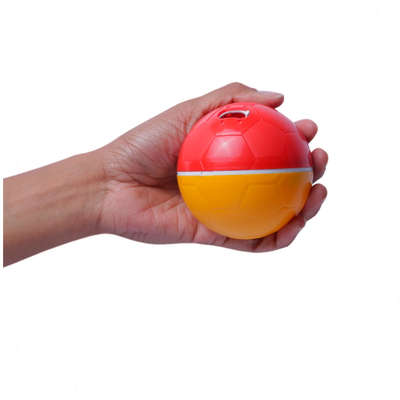 Brinquedo Amicus Crazy Ball Vermelho e Amarelo para Cães e Gatos