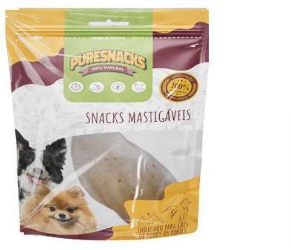 Petisco PureSnacks Orelha Bovina para Cães - 1 Unidade