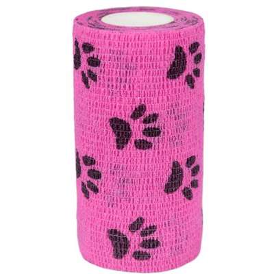 Bandagem Band-Flex Rosa com Patas 10 cm