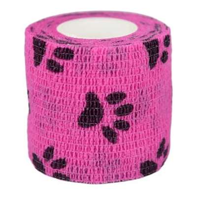Bandagem Band-Flex Rosa com Patas 5 cm