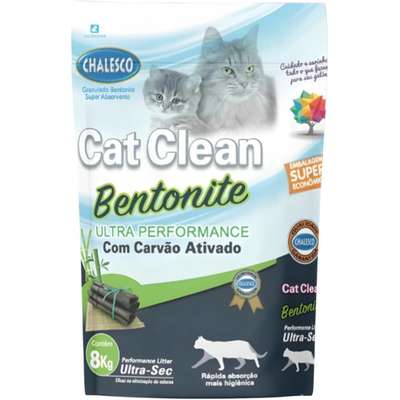 Areia Bentonita Chalesco Super Premium Carvão Ativado