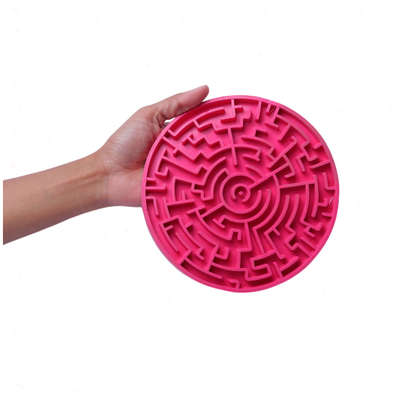 Comedouro Interativo Labirinto Pink