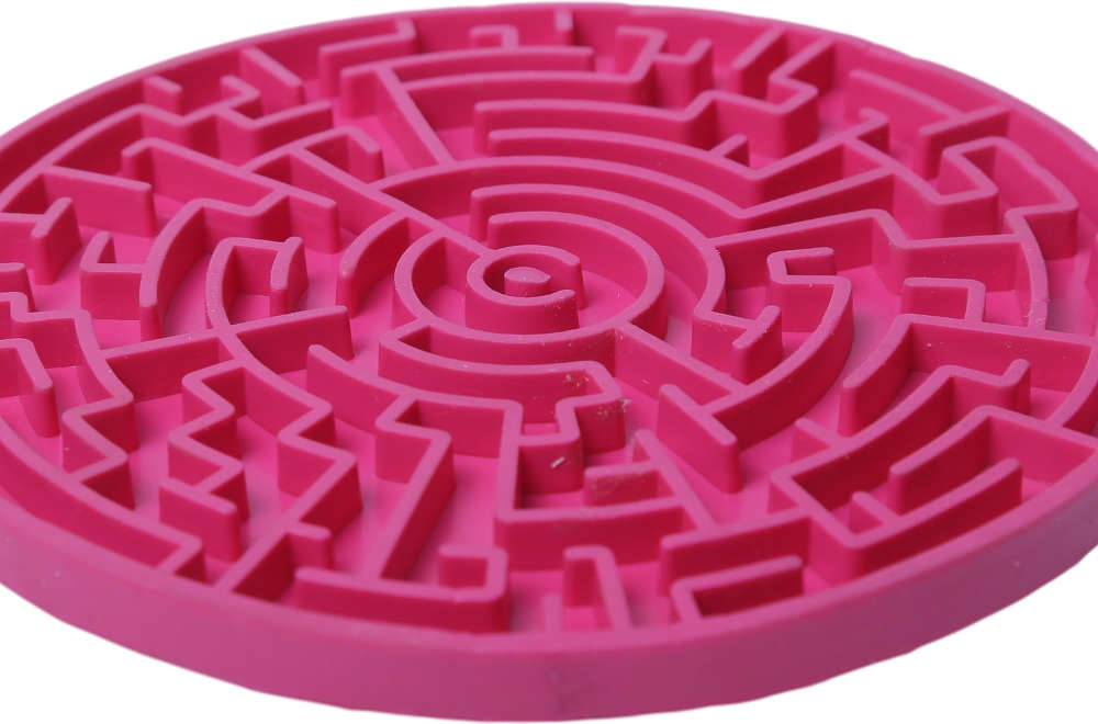 Comedouro Interativo Labirinto Pink - Tam. P