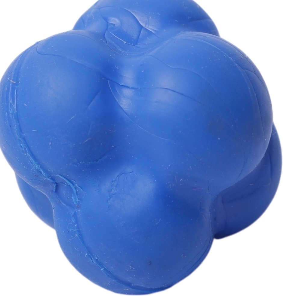 Brinquedo Bola Maciça Átomo 6 em 1 Azul para Cães - Tam. G