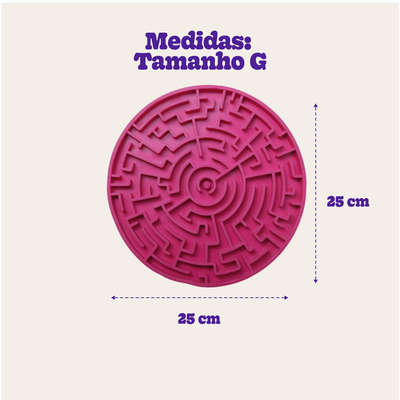 Comedouro Interativo Labirinto Pink