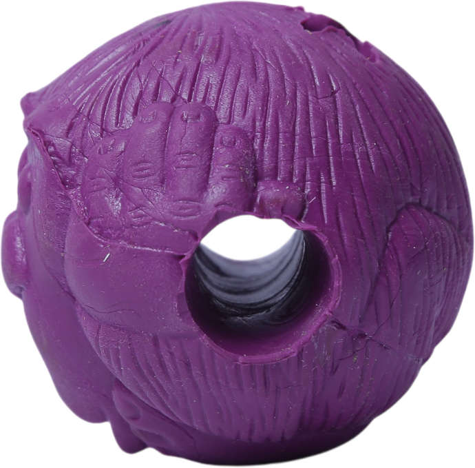 Bola Macaquinho Pet Games Lilás com Dispenser de Ração ou Petisco - Tam. G