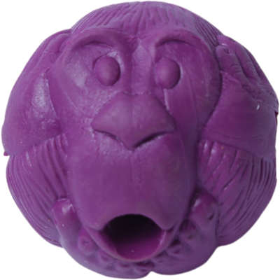 Bola Macaquinho Pet Games Lilás com Dispenser de Ração ou Petisco