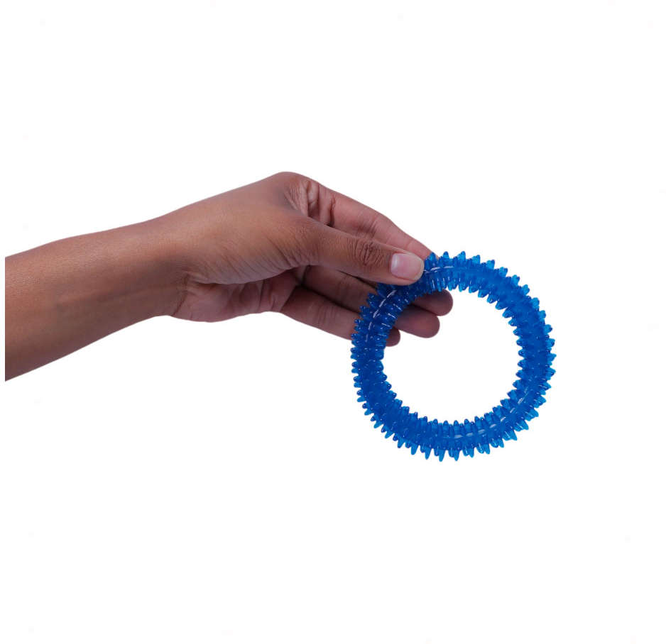 Brinquedo Odontopet Argola Dental Azul para Cães - Tam. P