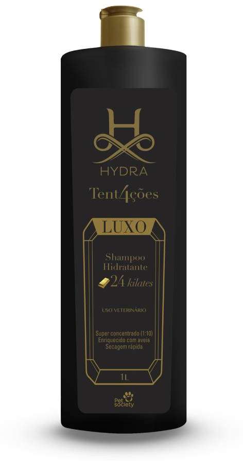 Shampoo Hidratante Luxo Pet Society Hydra Tentações - 1 L