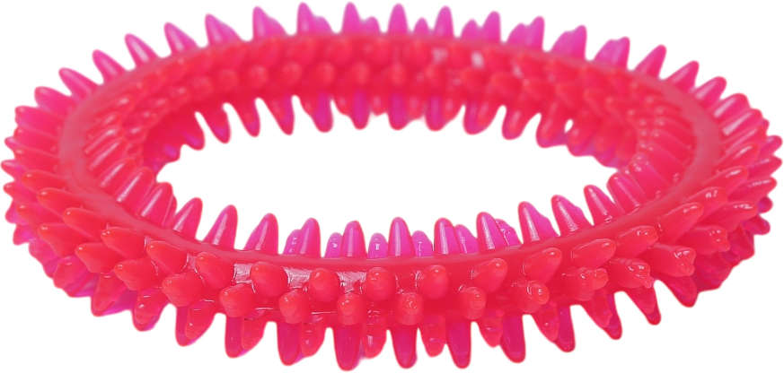 Brinquedo Odontopet Argola Dental Rosa para Cães - Tam. P