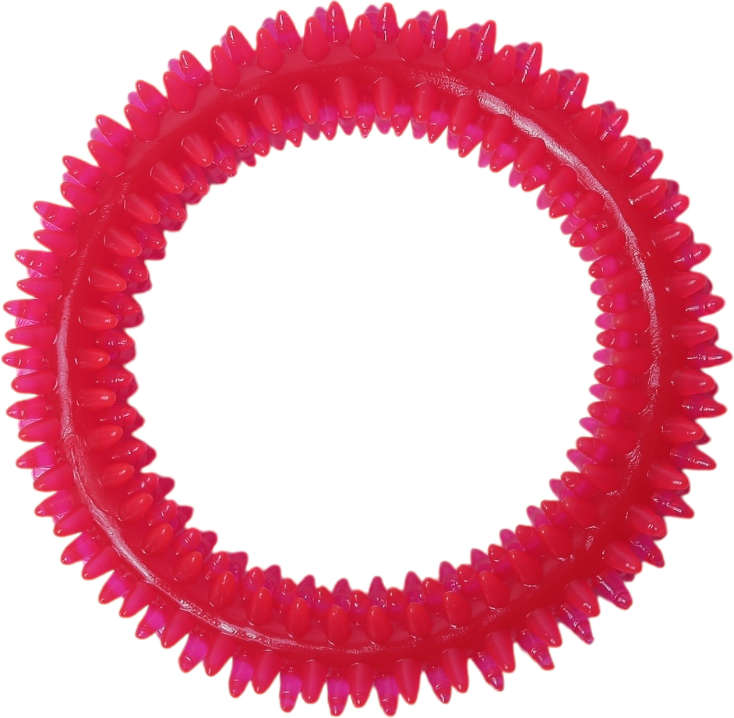 Brinquedo Odontopet Argola Dental Rosa para Cães - Tam. P