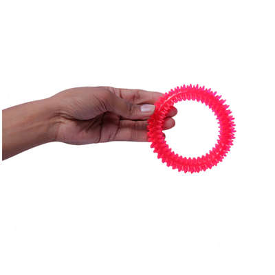 Brinquedo Odontopet Argola Dental Rosa para Cães