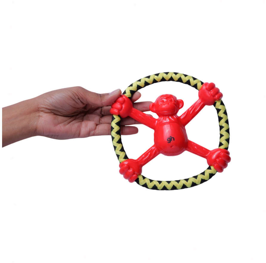 Brinquedo Mordedor Germanhart Macaco com Corda Chewpanzé para cães - Tam. Único