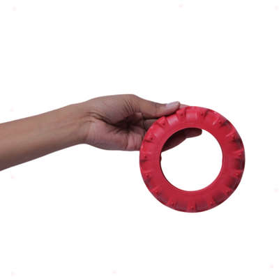 Brinquedo Duratoys Offroad Pneu Mordedor vermelho