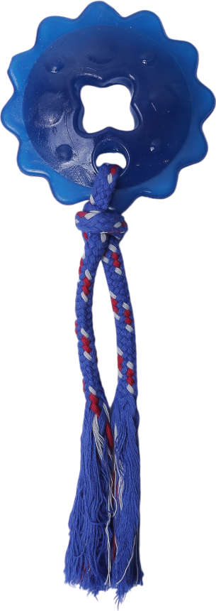 Brinquedo Odontopet Estrela Dental com Corda Azul para Cães - Tam. Único