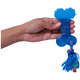 Brinquedo Odontopet Osso Dental Flat com Corda Azul para Cães