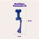 Brinquedo Odontopet Osso Dental Flat com Corda Azul para Cães